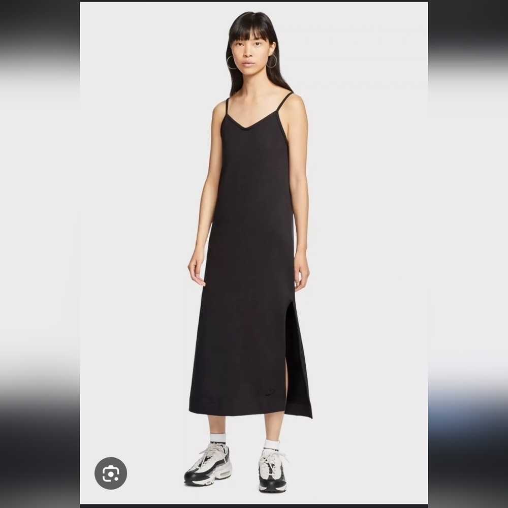 Brand New Nike Sportswear black maxi dress S